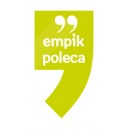 FS-naklejki "empik poleca" (przecinek, zielony), 500 sztuk