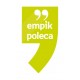 FS-naklejki "empik poleca" (przecinek, zielony), 500 sztuk