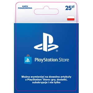 KE-karteczki z eurodziurą "SONY ESD PlayStation Store 25zł" nowe