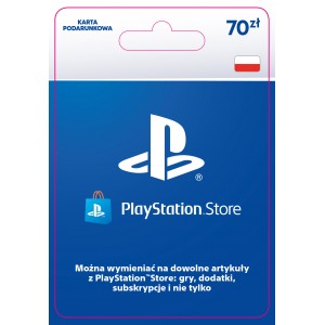 KE-karteczki z eurodziurą "SONY ESD PlayStation Store 70zł" nowe