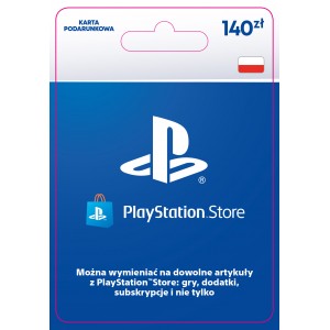 KE-karteczki z eurodziurą "SONY ESD PlayStation Store 140zł" nowe