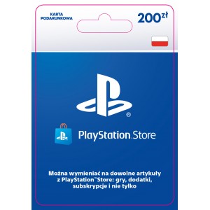 KE-karteczki z eurodziurą "SONY ESD PlayStation Store 200zł" nowe