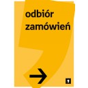 IA4-info pion A4 "Odbiór zamówień w prawo" przecinek