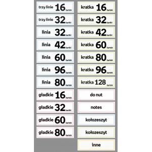 WZ-wsuwki na zeszyty dla FS (komplet)