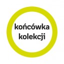 NP-naklejki "końcówka kolekcji" (okragłe), 500 sztuk