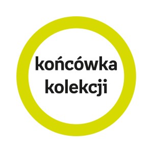 NP-naklejki "końcówka kolekcji" (okragłe), 500 sztuk