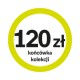 NP-naklejki "120 zł" (okrągłe, z zieloną ramką), 100 sztuk