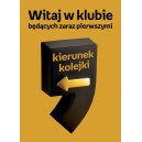 IA4-info pion A4 "Kierunek kolejki w lewo" NOWY