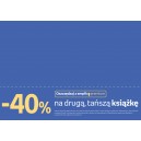 BK-infa poziom A4 "-40% na drugą, tańszą książkę"