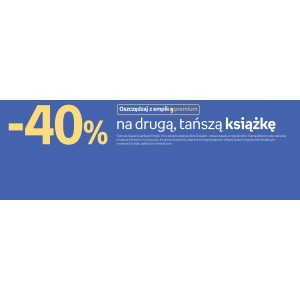 BK-tabliczki regałowe, podwyższane 60x20 cm "-40% na drugą, tańszą książkę"