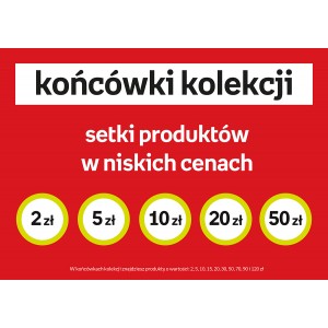KK-infa duże A2 dwustronne 594 mm "Końcówki kolekcji"