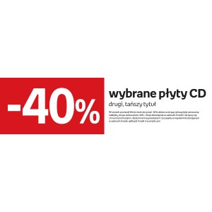 WPCD40-wsuwki dla FS "Wybrane płyty CD -40% drugi, tańszy tytuł"