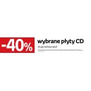 WPCD40-tabliczki regałowe 600mm "Wybrane płyty CD -40% drugi, tańszy tytuł"